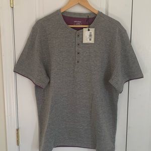 UNTUCKit brand Henley t-shirt